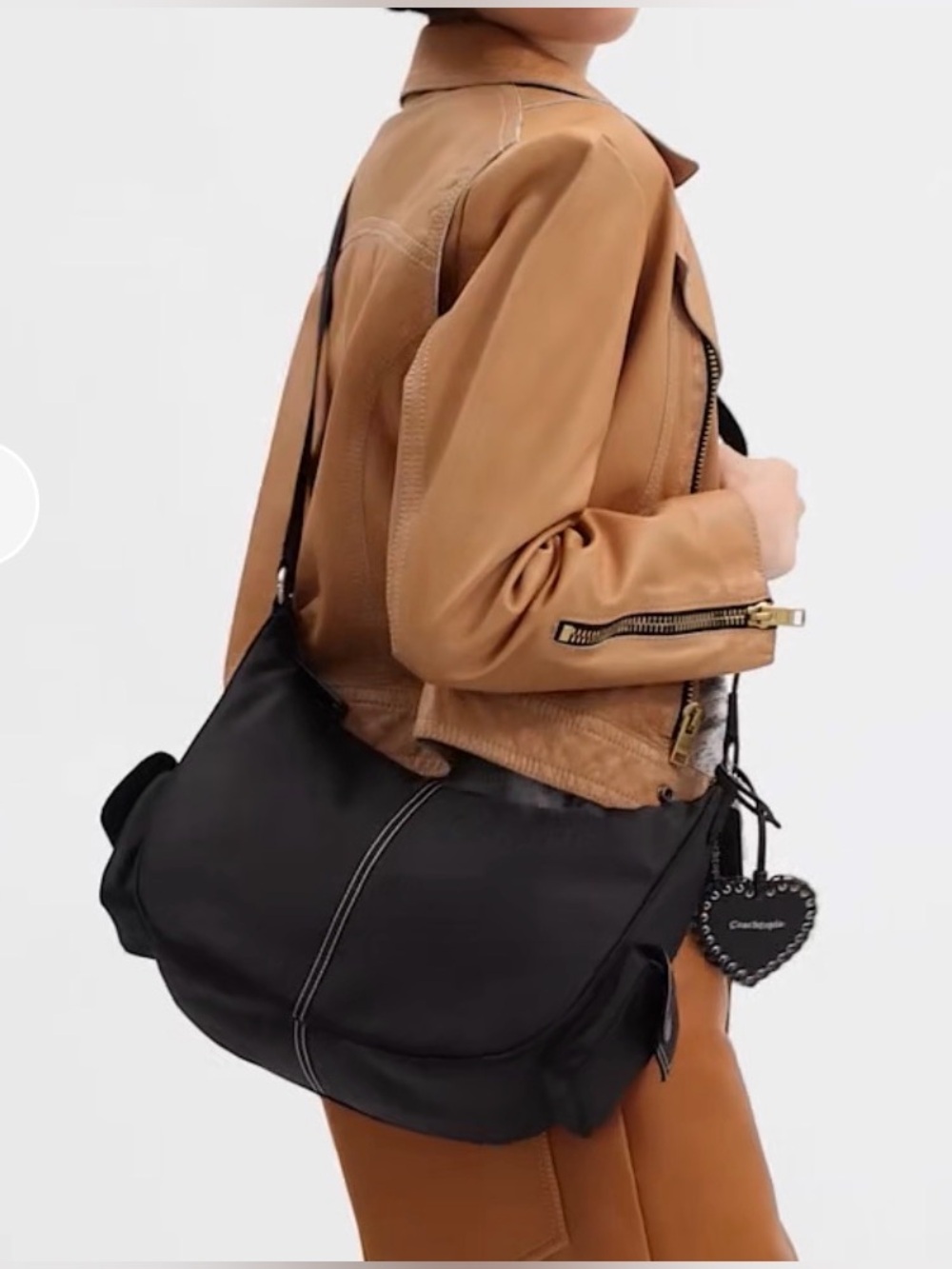Coach Coachtopia Cargo Shoulder Bag Black